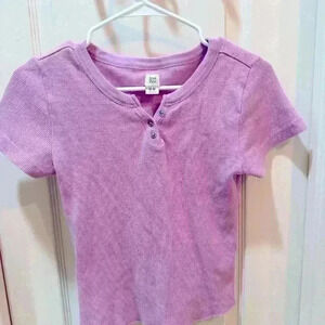 BDG short sleeve pink shirt